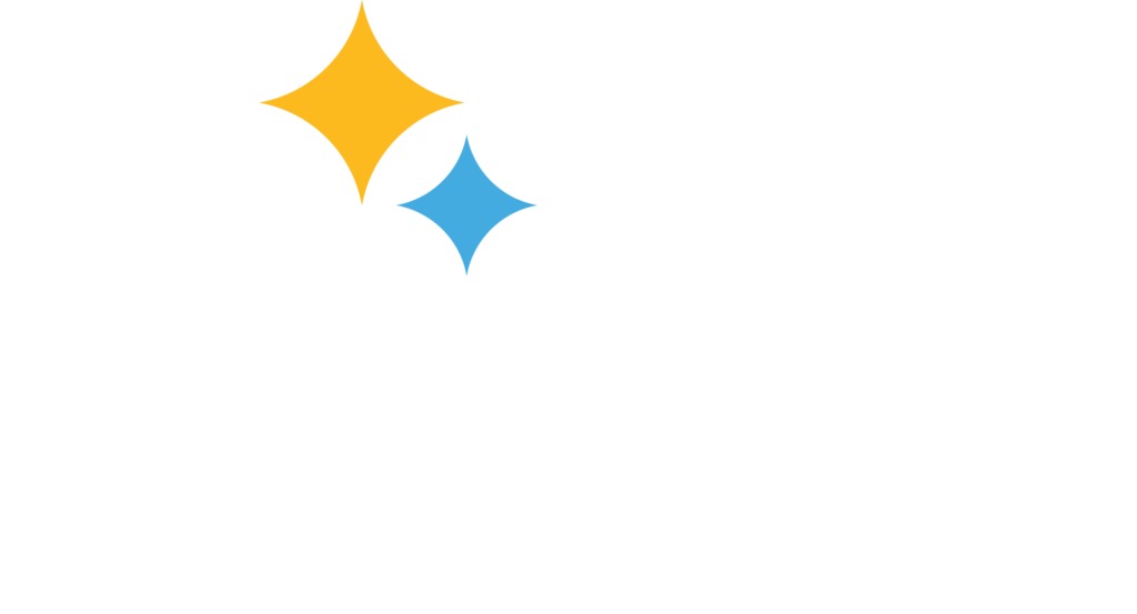 The image shows the word "blume" in large white letters with a yellow and blue diamond shape above the "u," and the words "Websites • SEO • Digital Ads" below in smaller white text, reflecting a modern WordPress or Elementor website footer design.
